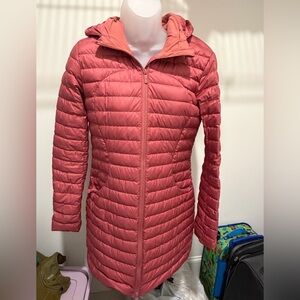Lululemon Pack It Down Long Coat - Pink